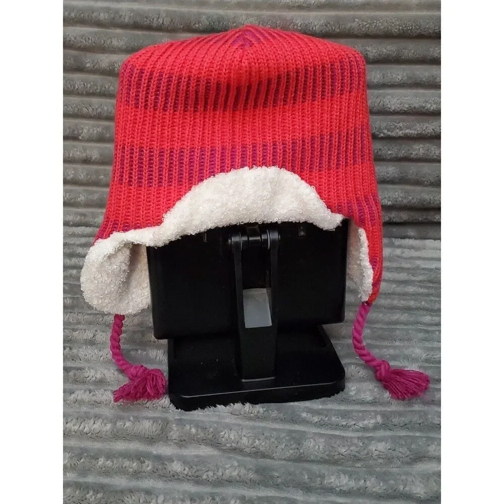 Lot of 5 All In Motion Striped Sherpa Lined Trapper Hat OS Warm Lined